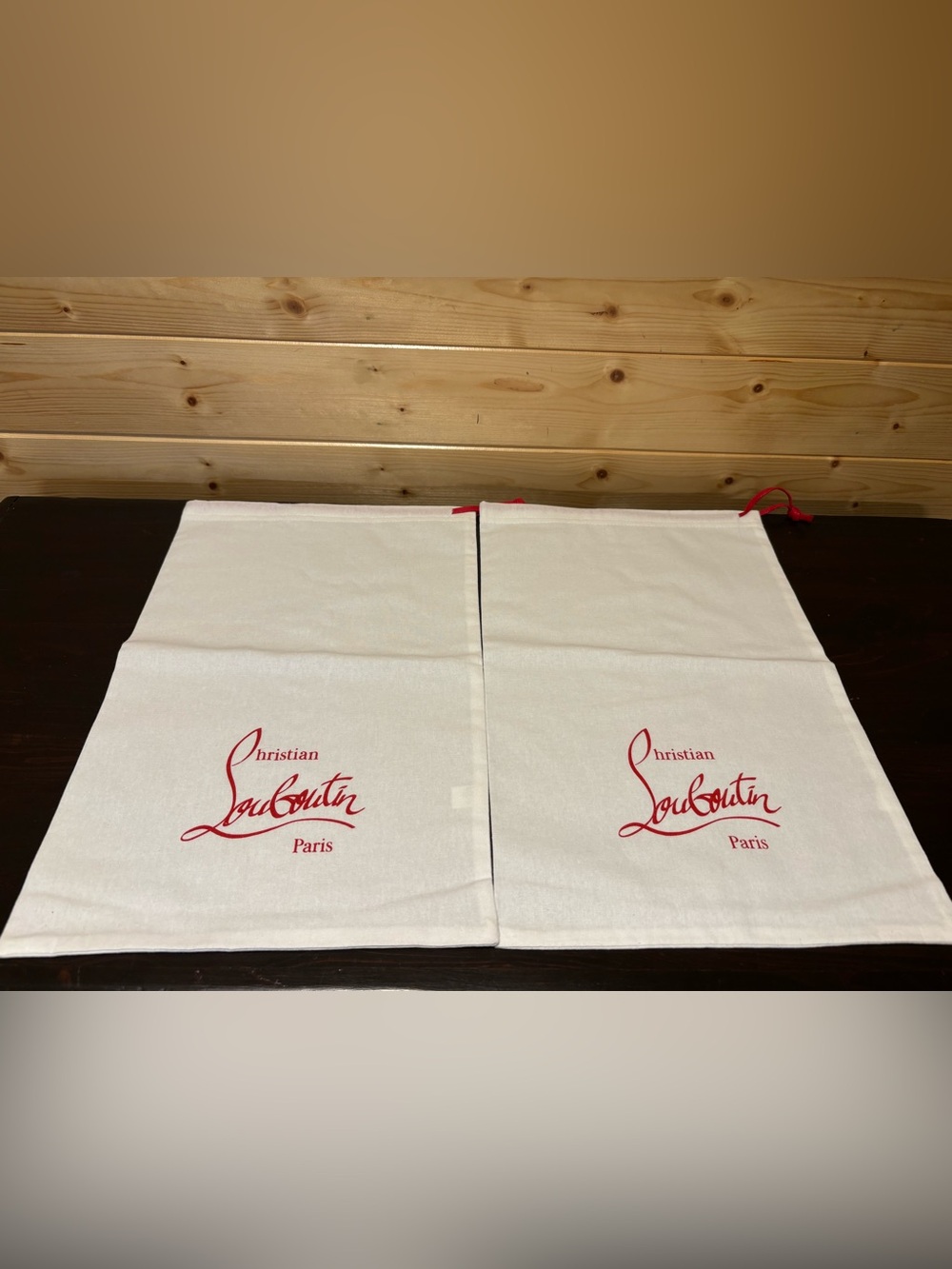 BNWOT 2 Christian Louboutin dust bags